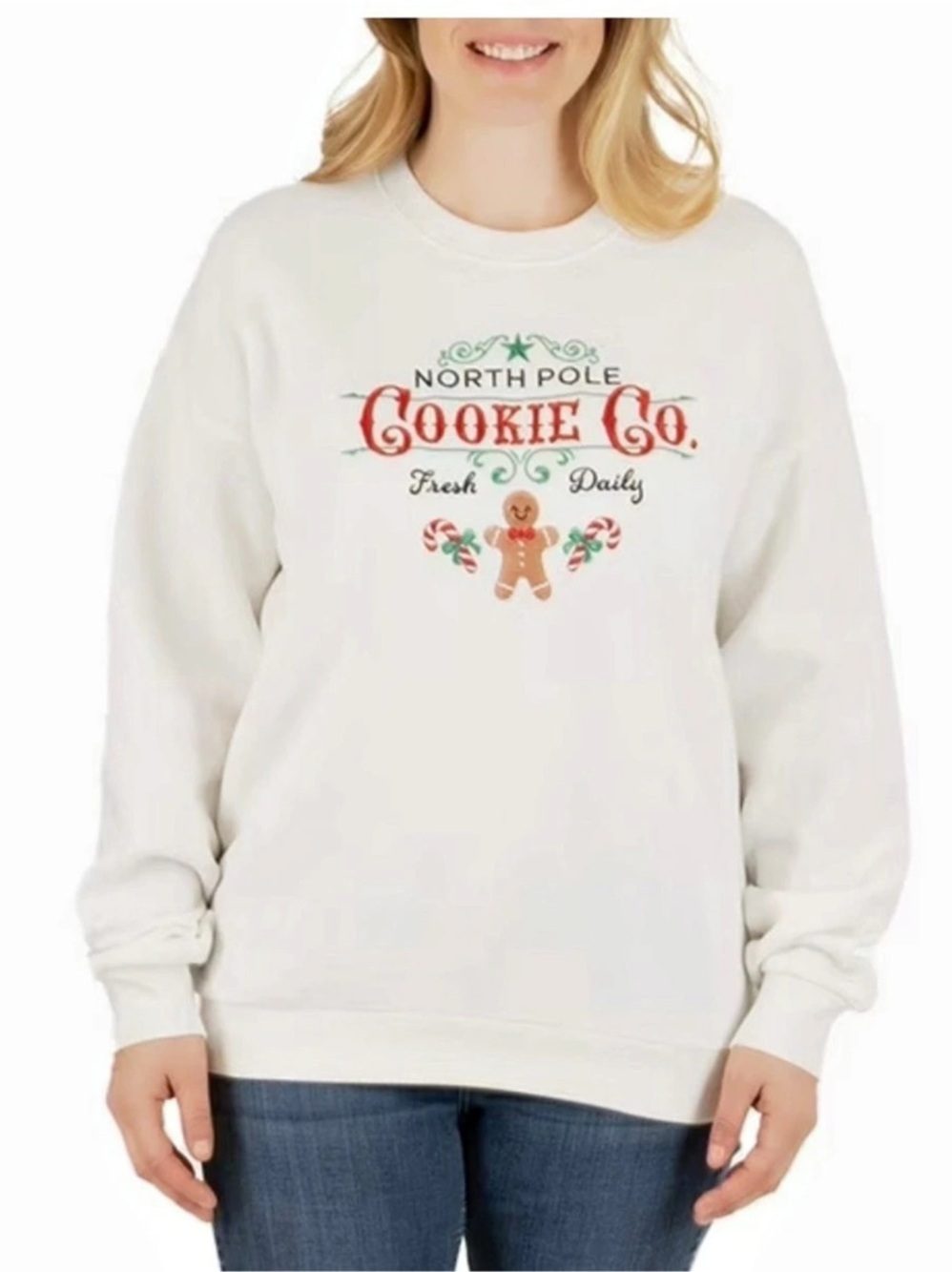 State of Mine Women's Holiday Crewneck Sweatshirt New